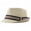 Summer British Jazz Hat for Mid-Aged Men Women Cowboy Top Hat Luxury Designer Wedding Party Fedora Caps Bonnet Straw Beach Hat