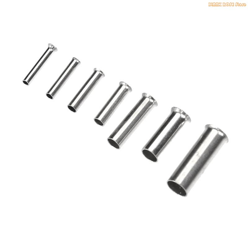 K1AE Pack of 600 Wire End Ferrules Assortment Copper Wire End Ferrules set Uninsulated Cable Sleeves for Wire Connection