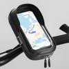 Koundeneko Bicycle Smartphone Holder with Rain Cover, Mobile Holder, Light