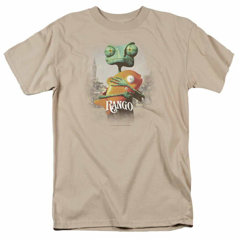 Rango Poster Art T Shirt Mens Licensed Movie Mr Timms Sand Unisex T-Shirt XXXL