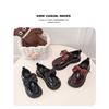 Girls' Black Leather Shoes Children's Mary Jane Shoes2026New Spring and Autumn British Style Princess Shoes for Girls' Performances