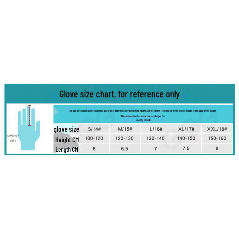 GOG Children's High-Quality Golf Gloves, Fiber Cloth, Unisex, Blue & Pink.