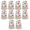 10Pcs Party Tableware Disposable Strawberry Pattern Tableware Set for Birthday Parties Seaside PartiesPaper Cup
