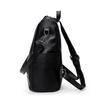 Women’s PU Leather Backpack Purse Convertible Shoulder Bag Fashion Travel Daypack Large Capacity Casual School Backpack with Double Zipper