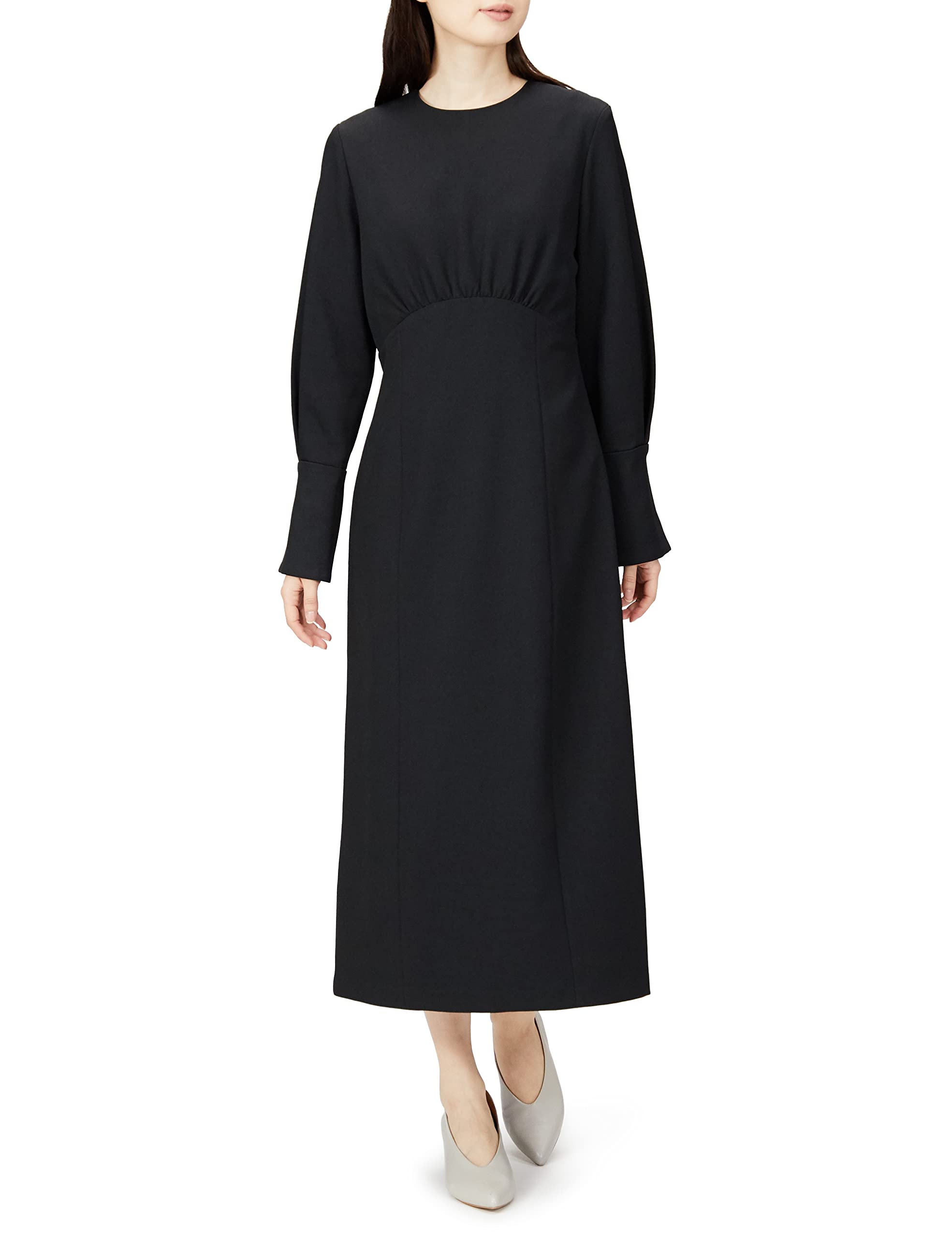 

Красота Повседневный Длинный Манжет Узкий Размер M [Натуральный Базовый] Платье, Платье, Женское, Черный, чёрный