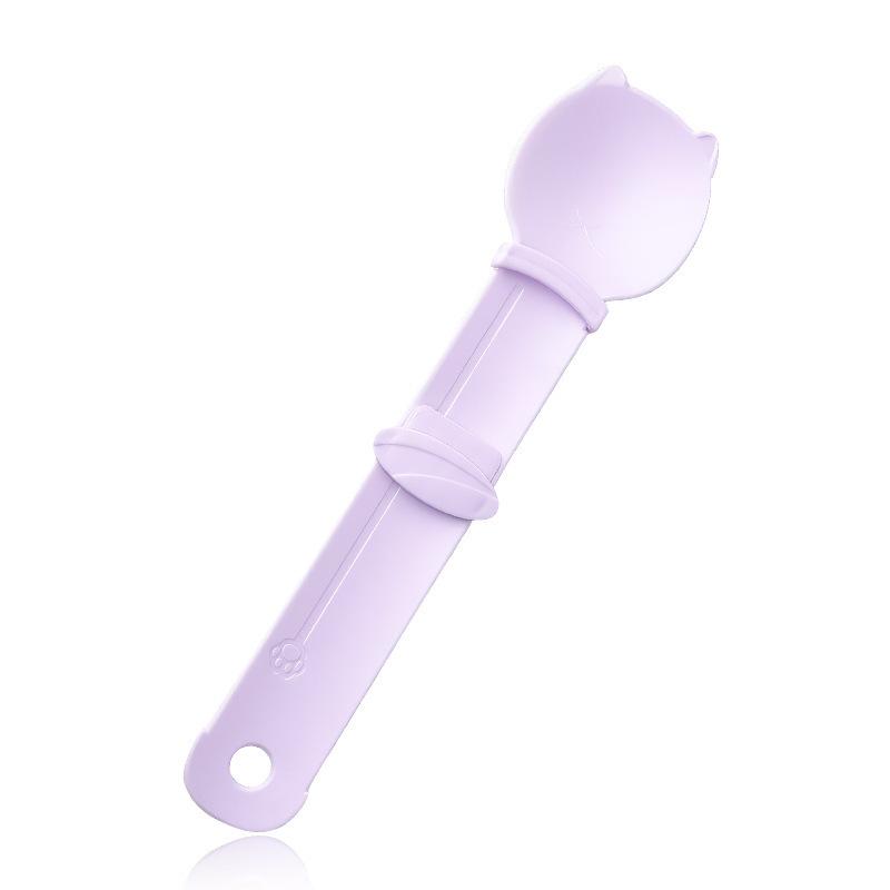 

Cat Strip Feeder & Squeeze Spoon: Pet Paste Dispenser & Feeding Tool PP Material