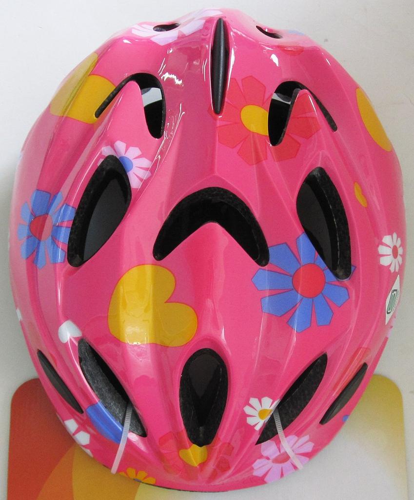 SAGISAKA Cyklistická helma pro děti a batolata Standardní model 88731 Květina Velikost S 48-52cm