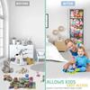 New Large Size Wall-Mounted Storage Bag Mesh 4-Layers Toy Organizer Hanging Design Hanging Bag Kid's Dolls