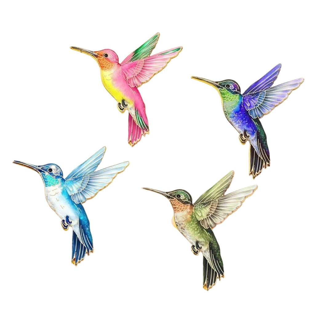 Elegant Hummingbird Brooch Pin For Women Girls Attach To Shirts Coats Bags Multifunctional Corsage Pin Accessory