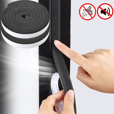 Window Sealing Strips Self-adhesive Foam Door Window Seam Sound-Proof Windproof Door Window Weather Stripping