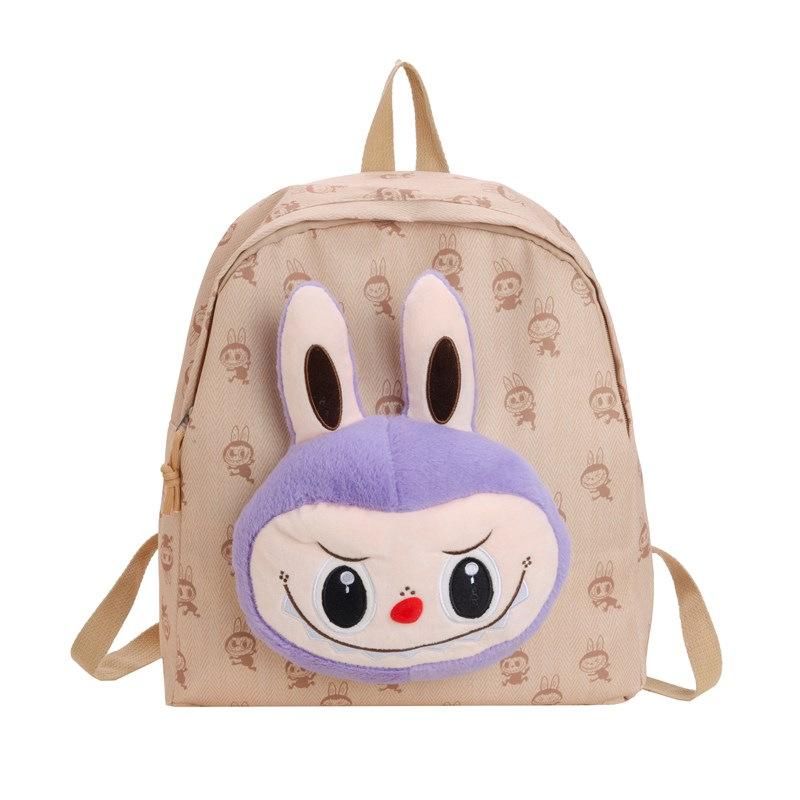 School Bag Internet Celebrity Same Cute Backpack College Style Backpack New Student Bag Labu Cloth Cartoon Doll Bag