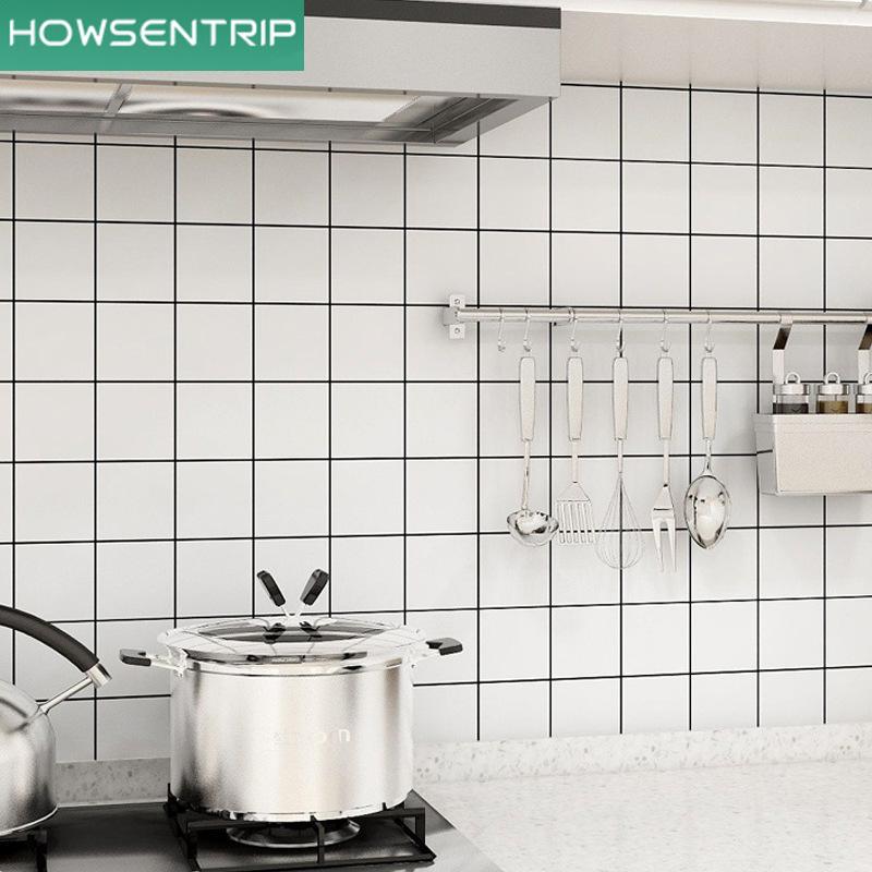 

Утолщенные кухонные обои из ПВХ, маслостойкие водонепроницаемые наклейки, устойчивые к высоким температурам обои