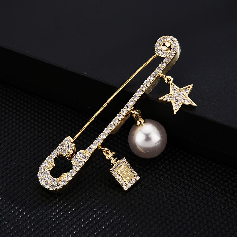 Senior Brooches Flower Leaf Brooch Pins for Women Suit Pendant  Fashion Brooches Jewelry