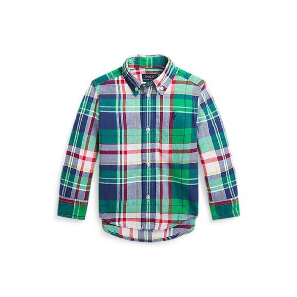 

Polo Kids Cotton Madras Shirt Cwpowovt6820368999 3T