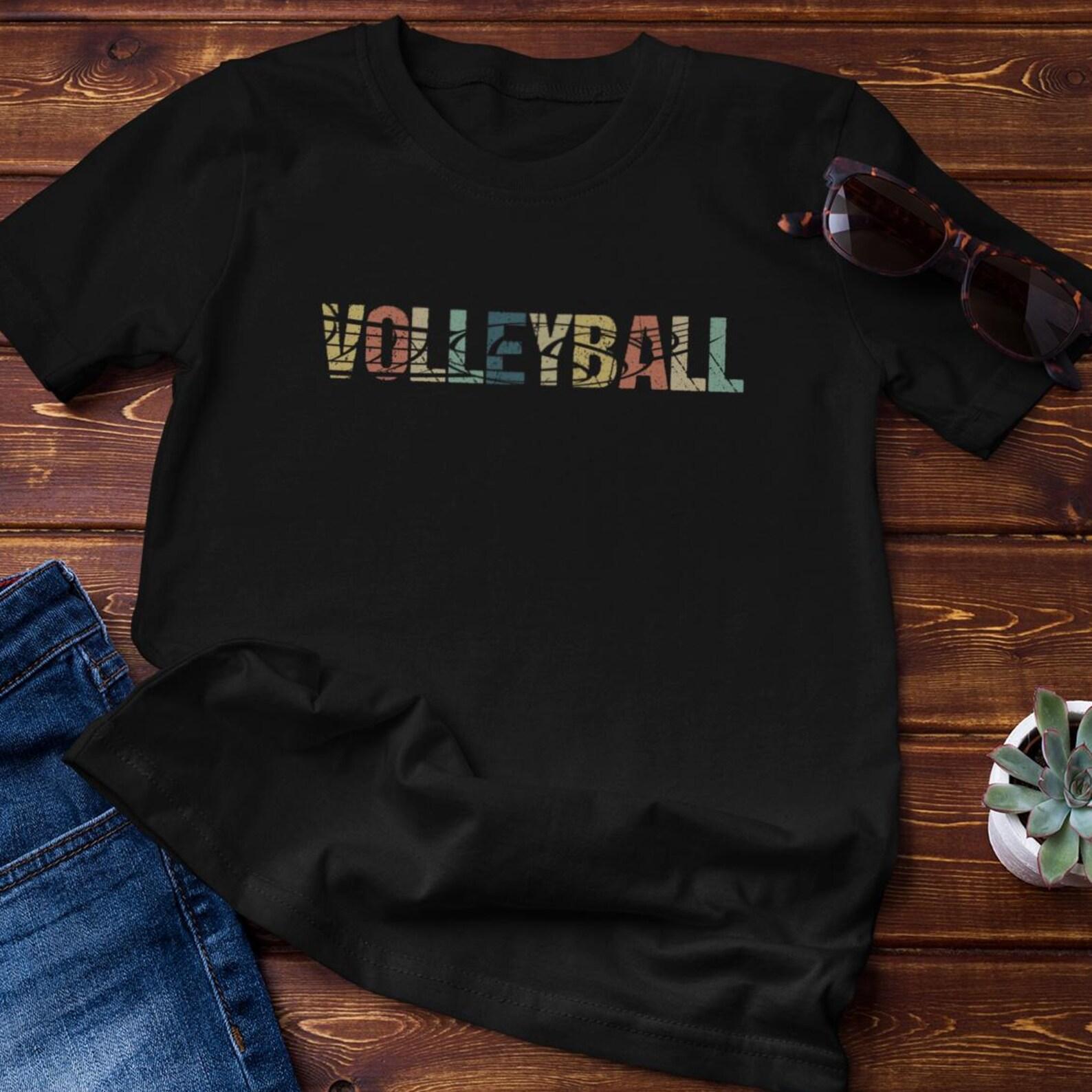 Volleyball, Vintage, Volleyballer, Retro, Beach Volleyball, Gifts - Premium Shirt XL