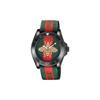 Dive Series Watch Quartz Movement Nylon Strap Green Dial Fashion Bee Style Green Red Woven Canvas Strap Men Watches YA136216