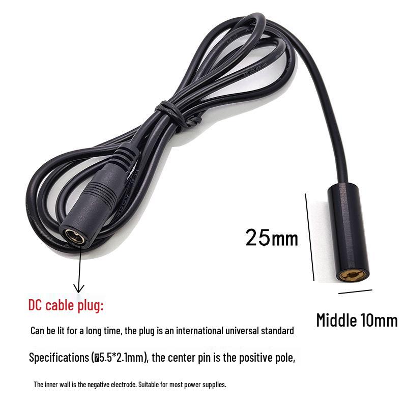 10x25mm 650nm 5mW Red Laser Module with Internal Focus Dot Pattern