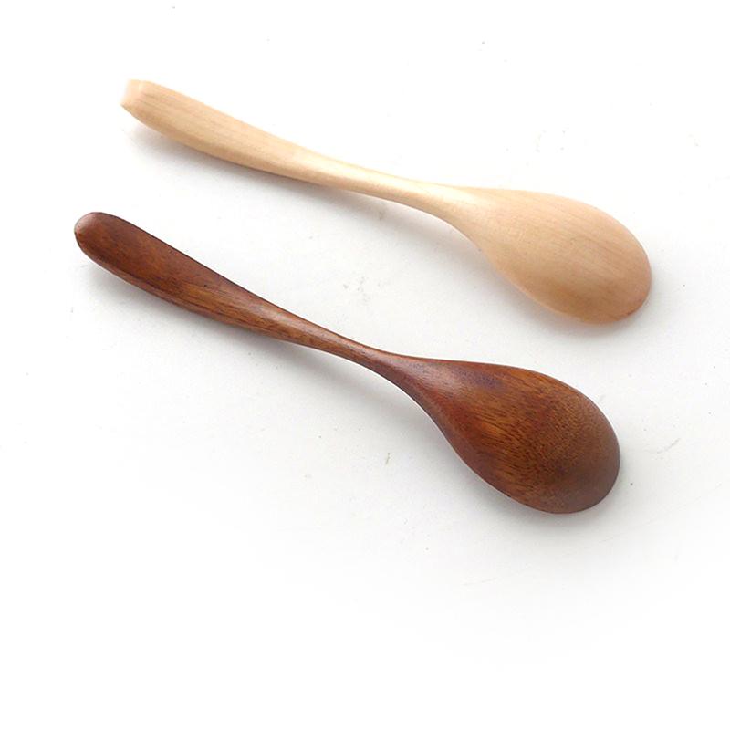 Dřevěná medová lžička Kávová lžička Zmrzlina Candy Lžička Lžíce rýže