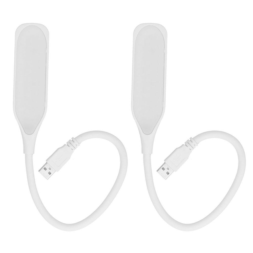 2 Pack 5V Table Lamp Mini USB Desk Light Portable LED Reading Lamp Office
