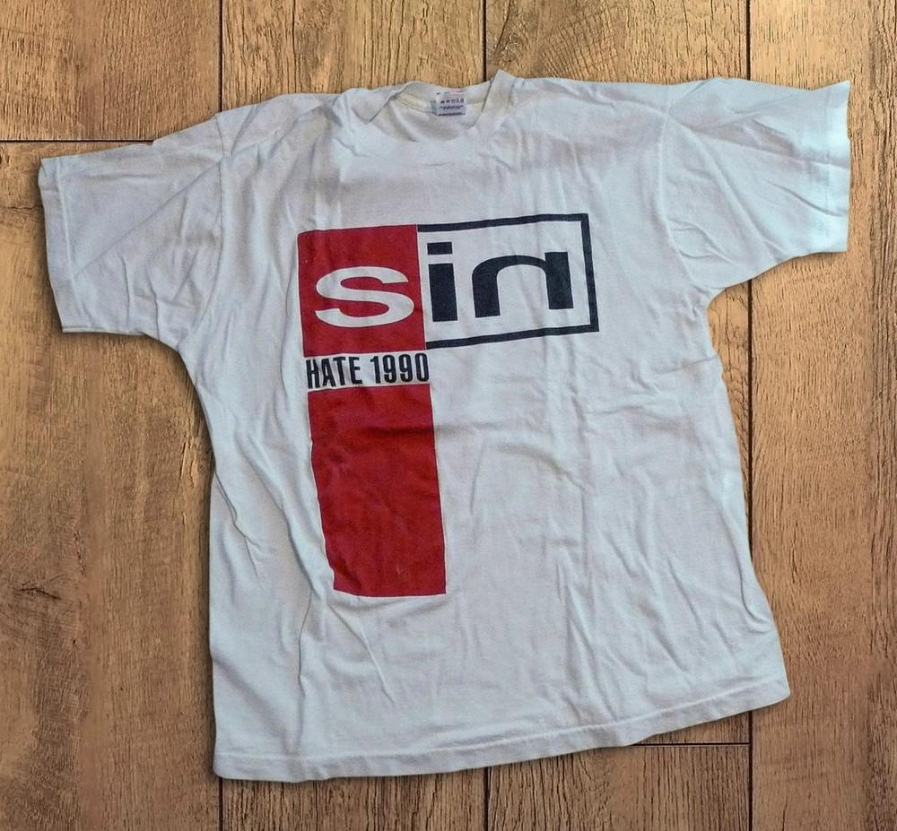 Nine Inch Nails vintage Hate Tour 1990 concert t-shirt S-2XL Unisex T-Shirt XXXXL