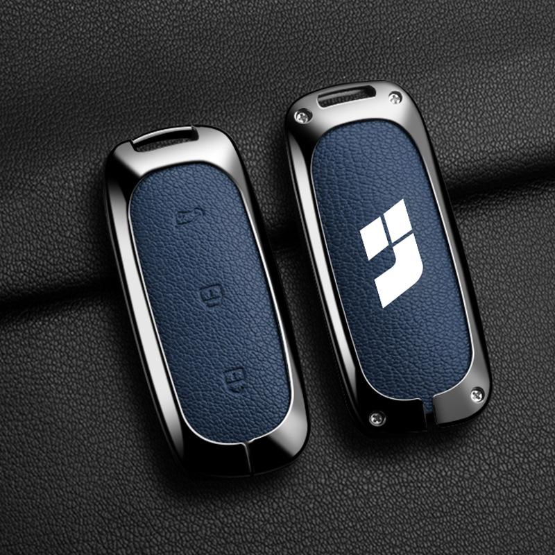 High-End L7 Key Case: Metal Buckle Shell Holder for L8 and Ideal One L6 Cars