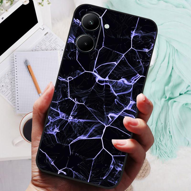 For Realme C33 Case C 33 6.5 Inch RMX3624 Luxury Animal Painted Phone Case Realme C33 Shockproof Cover Silicone Back Bumper
