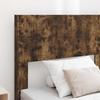 Bed Frame with Storage Space and Headboard Smoked Oak