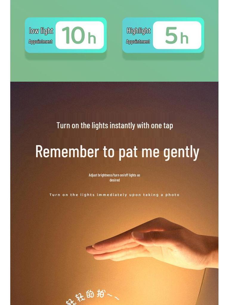 Turtle Silicone Night Light – USB Rechargeable, Cute Cartoon Design for Kids' Bedrooms