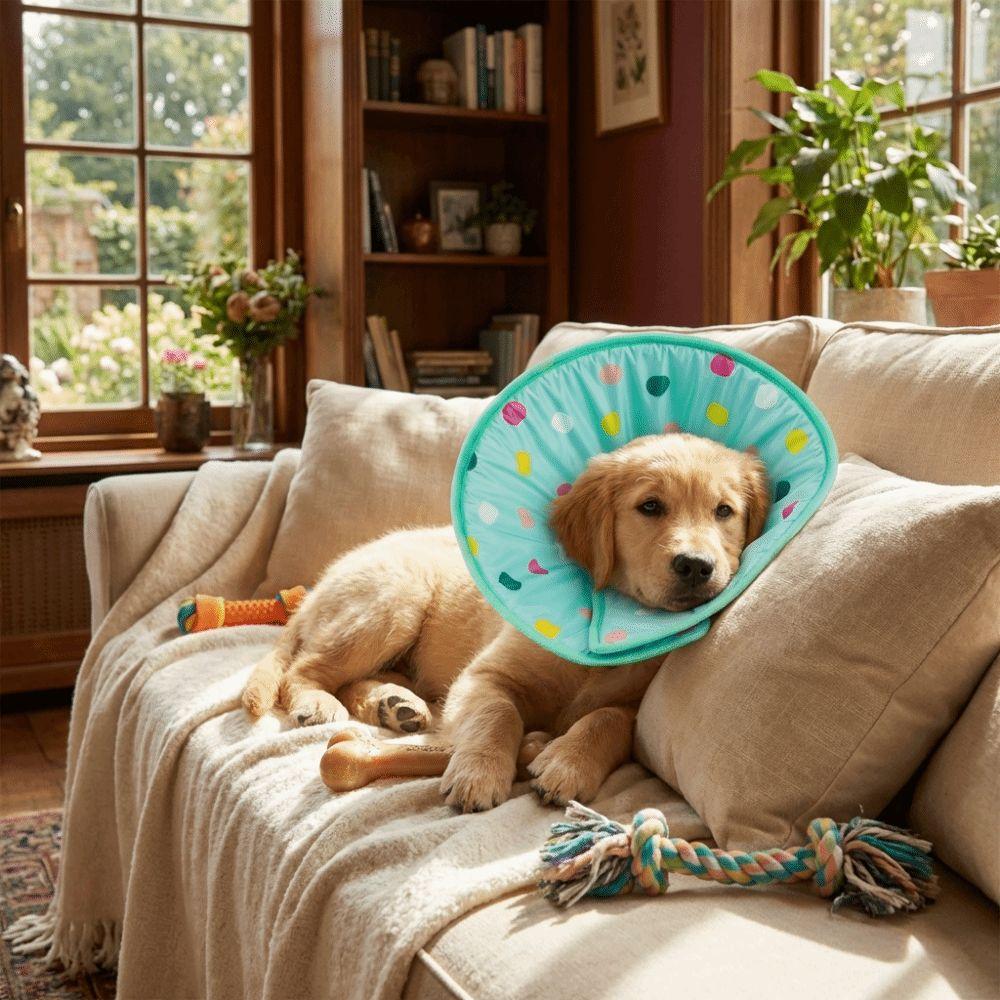 Comfortable Dog Recovery Collar Soft Cat Protective Collar Pet Cone Collar  Grooming