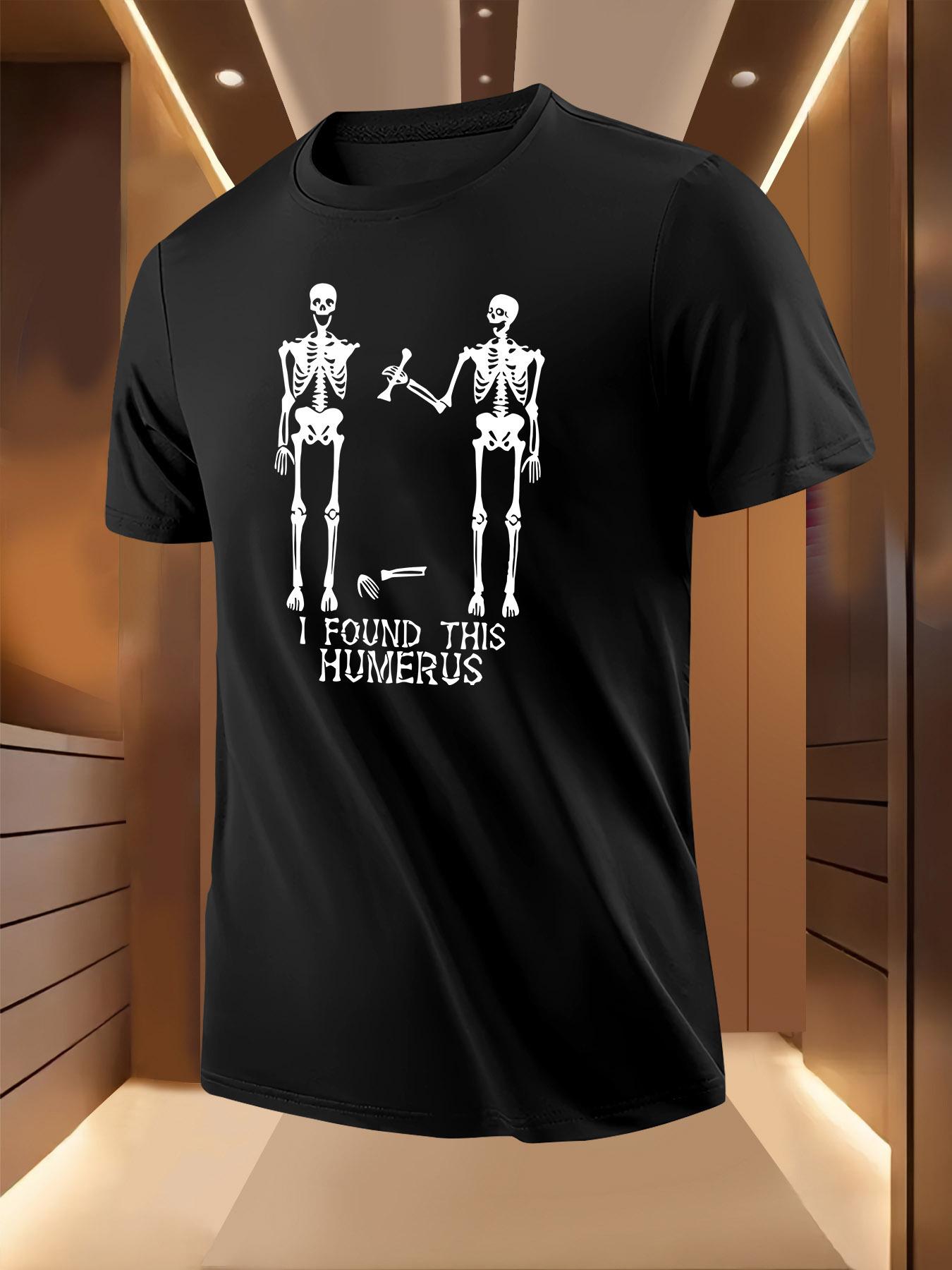 Graphic Tshirt - Skull Bone Print XXXXL