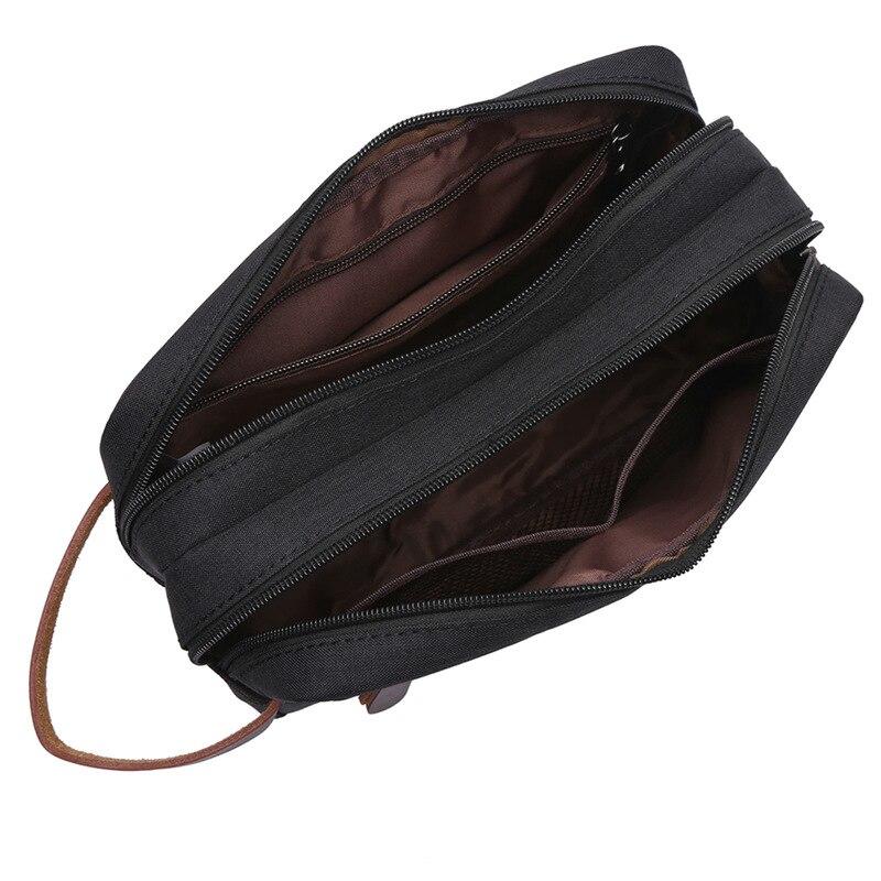 Double-layer makeup case for makeup for lightning lock large partition for cosmetics for business, polyester Travel Neceser Organizer | Cosmetics and
