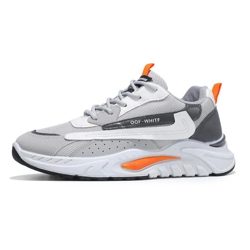 

2024 Весна/Осень Мужская Классическая Модная Трендовая Повседневная Спортивная Обувь Последние Молодежные Кроссовки Для Бега На Открытом Воздухе С Мягкой Износостойкой Подошвой 44 серый