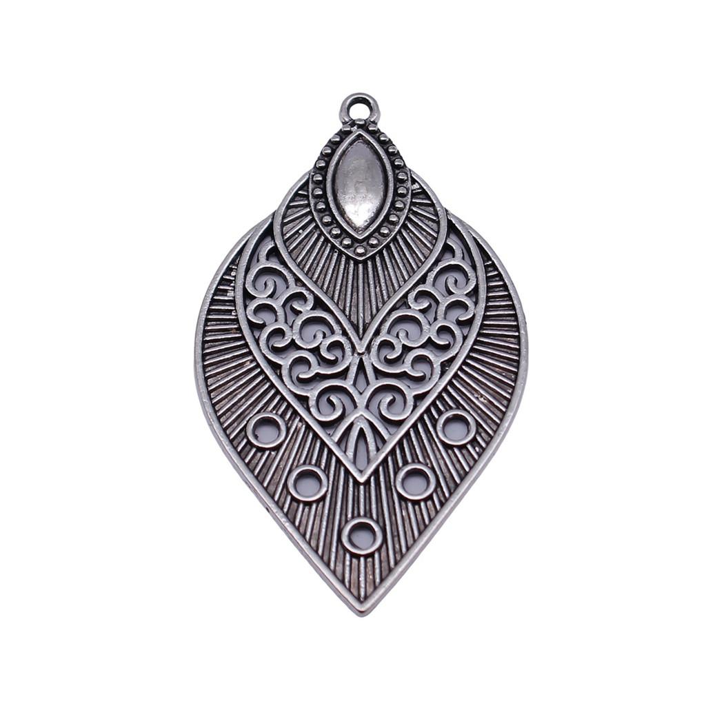 Flowers Of Life Charms Vintage Alloy Pendants For Nature Inspired Jewelry Making