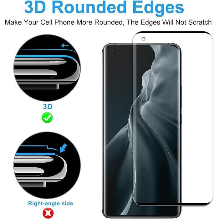 Lot-3 Verre Trempé pour Xiaomi Mi 11 Protection écran Haut Definition