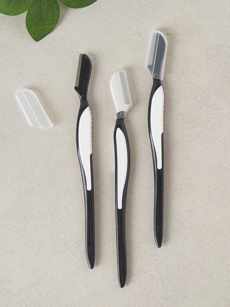 KAI Made in Japan Men's Eyebrow Razor Set (3-Pack)