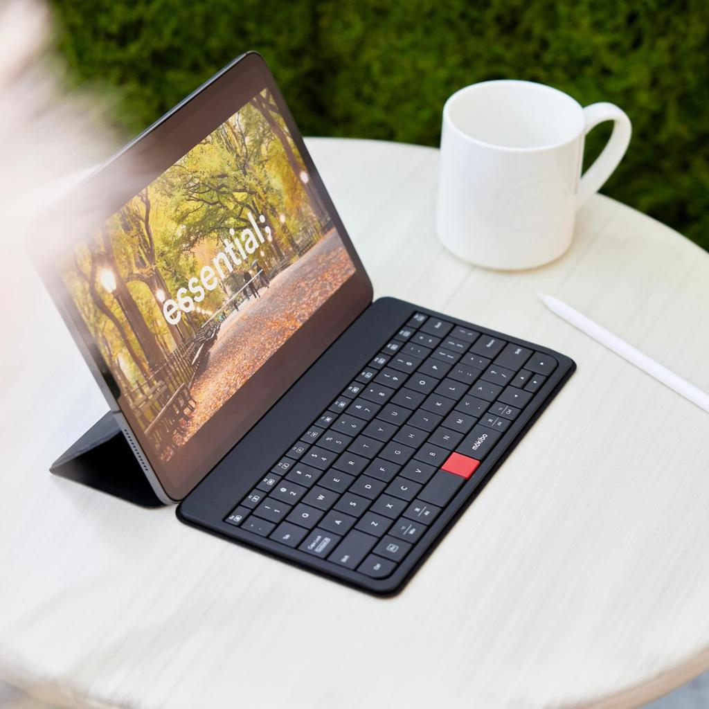 Mokibo Universal Wireless Keyboard with Trackpad, Thin, US Layout
