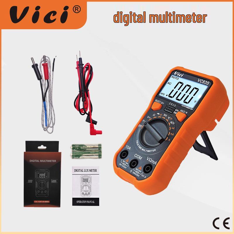 

Vici Portable High-Precision Digital Multimeter for Multifunctional Electrical Repair.