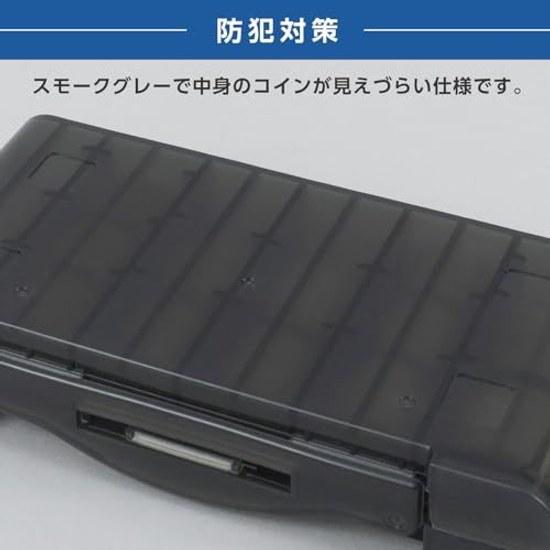Karl Jitsuki Coin CaseSlim Made Japan Change Portable Half Size Only Shatterproof Gray CX-002-D