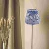 Iron Embroidered Lampshade Fabric Cover Table Home Decor Light Shades Tropical Flowers Lamp Lampshade Accessories