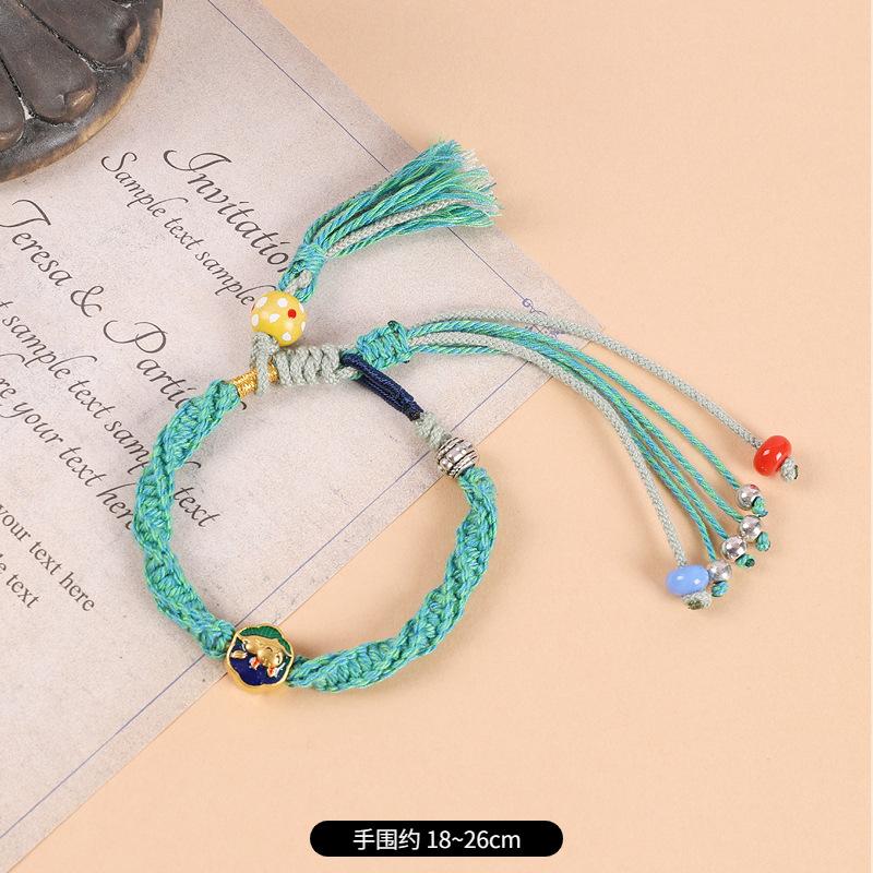 Mountain Ghost Spending Money Bracelet, Hand-woven Retro Tibetan Bracelet Bracelet, Cultural and Play Accessories