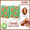 Aoriher 162 Pcs Football Party Favors, Football Party Gift Goodie Bag Fillers Foam Footballs Tattoo Stickers Keychains Stickers Charm Bracelets Sport
