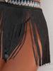New Style Elastic Tassel Beach Cover-up Skirt