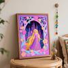 Disney Rapunzel Oil Painting Hand Painting Art Kit Coloring Painting Handmade Diy Home Decoration Gift