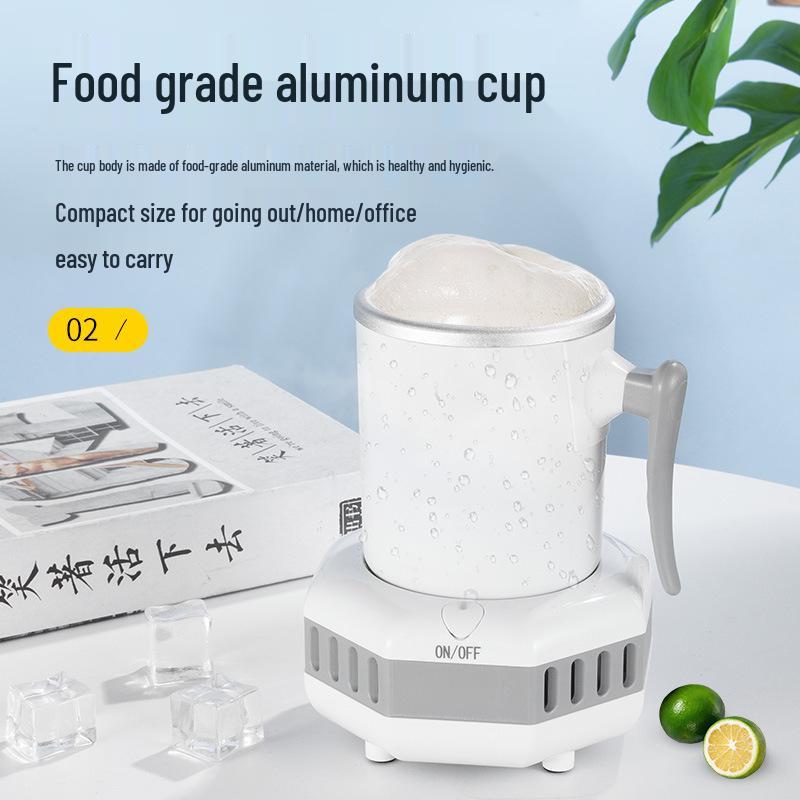 Portable Mini Cooler for Rapid Beverage Cooling and Warming