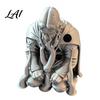 Knight Pen Holder 3D Printed Holder Armor Style Kneeling Hero Pencil Rack Stand Creative Stationery Storage Organizer for Home Office Study Supplies