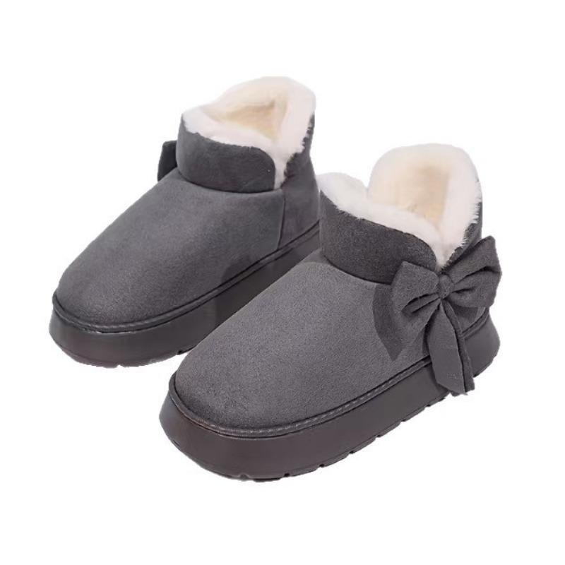 Neue Zuhause Baumwollpantoffeln warm und verdickt Paarmodelle schlicht Herbst und Winter Indoor Halbpack und Heimtextilien