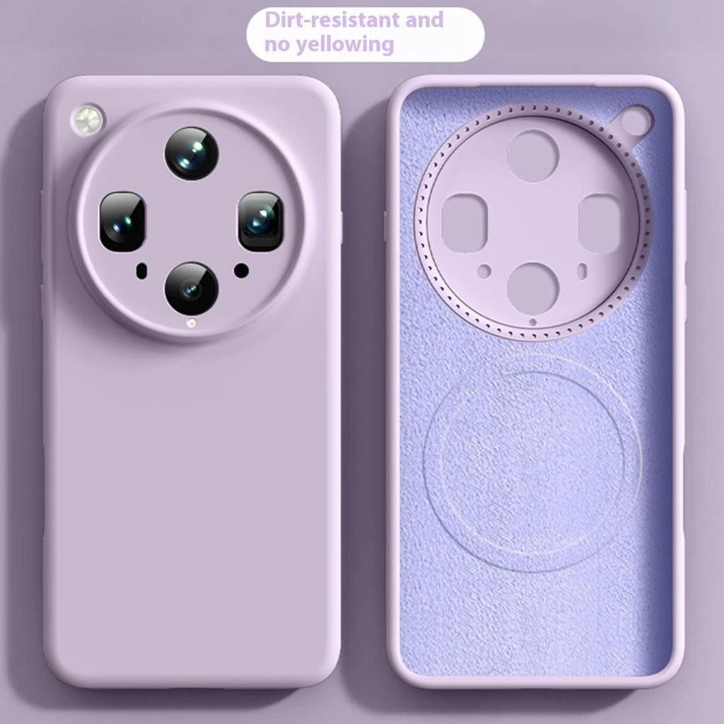 For Oppo Find X8 Ultra 5G Magnetic Case Precise Cutouts Liquid Silicone+PC Phone Cover