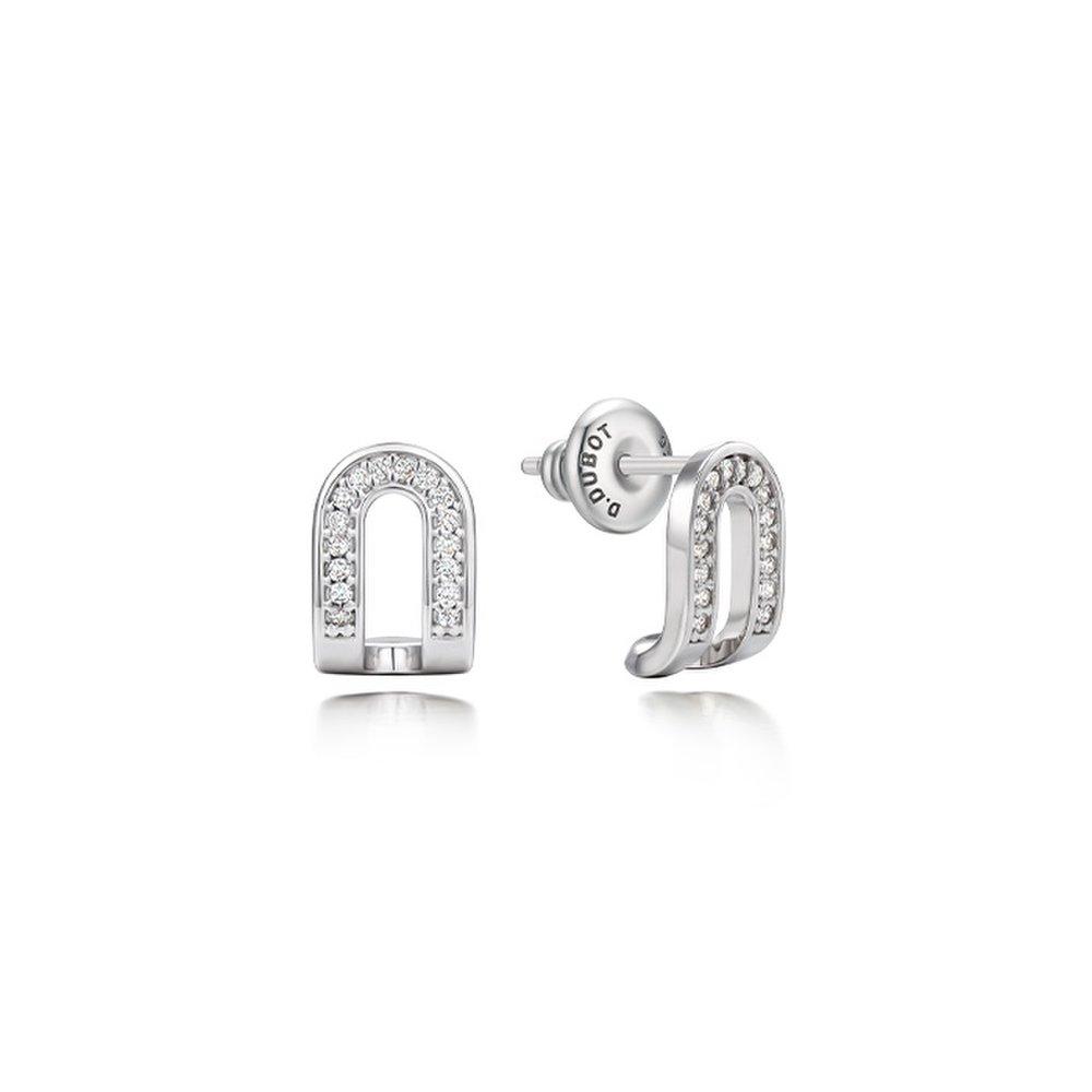 Dual DD Silver Earrings Jdret5F02Zc