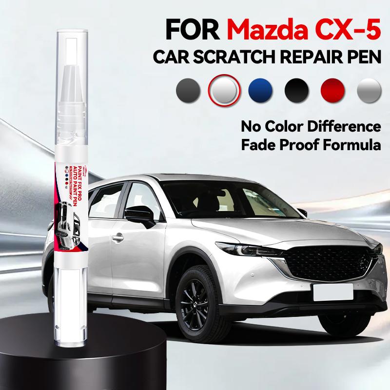 

Для Mazda CX5 2012-2025 KE KF Фарба-ретуш для ремонту подряпин Автоаксесуари своїми руками Чорний Білий Сріблястий Червоний Синій Коричневий перлина білого кольору