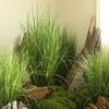2Pcs Simulated Plants Fake Grass for Handicrafts Artificial Green Plant Stems Realistic Decoration for Home Office Weddings Parties Indoor Outdoor